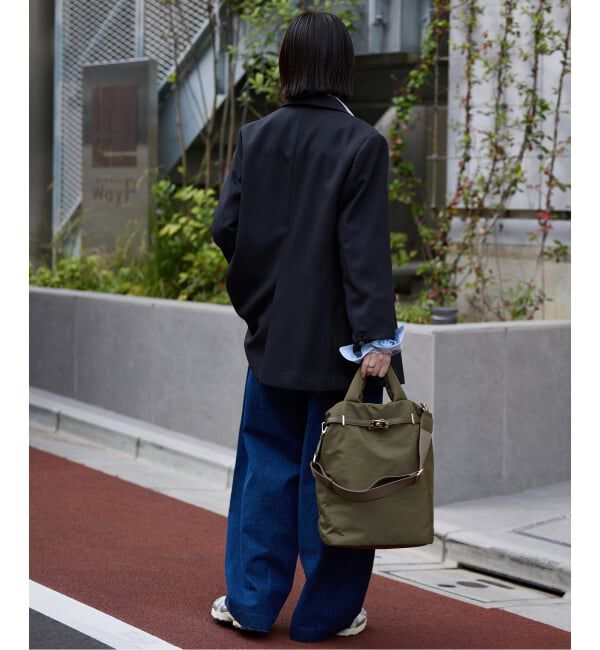 SLOBE IENA「《WEB限定/セットアップ対応可/追加3予約》ウォッシャブルツイルダブルジャケット」|テーラードジャケット|