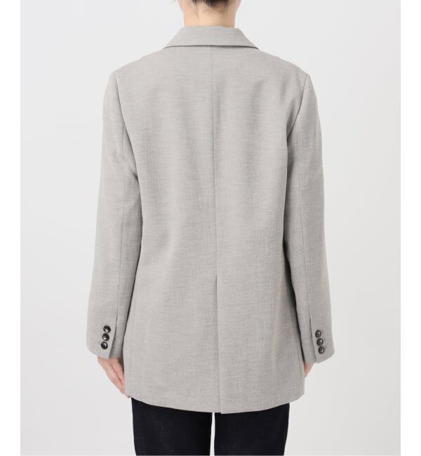 SLOBE IENA「《WEB限定/セットアップ対応可/追加3予約》ウォッシャブルツイルダブルジャケット」|テーラードジャケット|