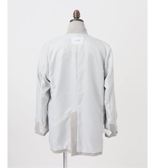 SLOBE IENA「《WEB限定/セットアップ対応可/追加3予約》ウォッシャブルツイルダブルジャケット」|テーラードジャケット|