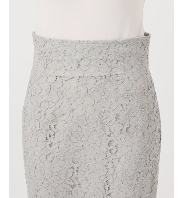 NOBLE「《WEB＆一部店舗限定・追加》リバーレースIラインスカート」|スカート|