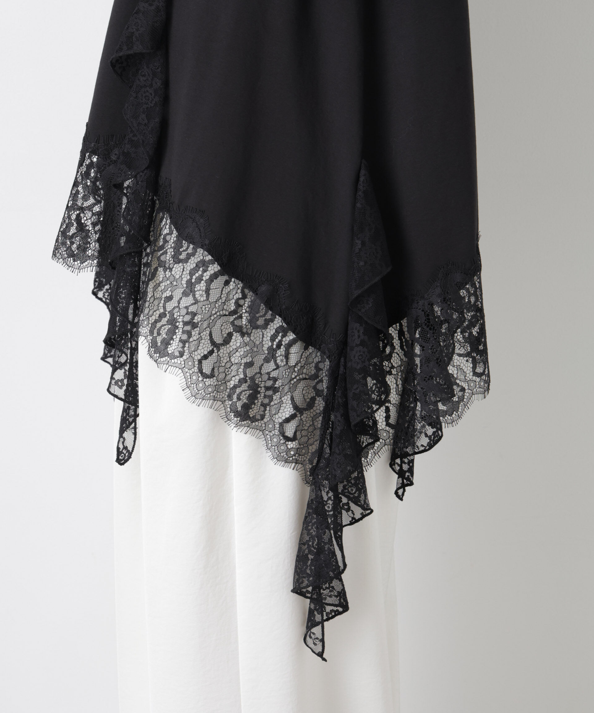 nano･universe「レースラッフルヘムカットトップス」|Tシャツ・カットソー|