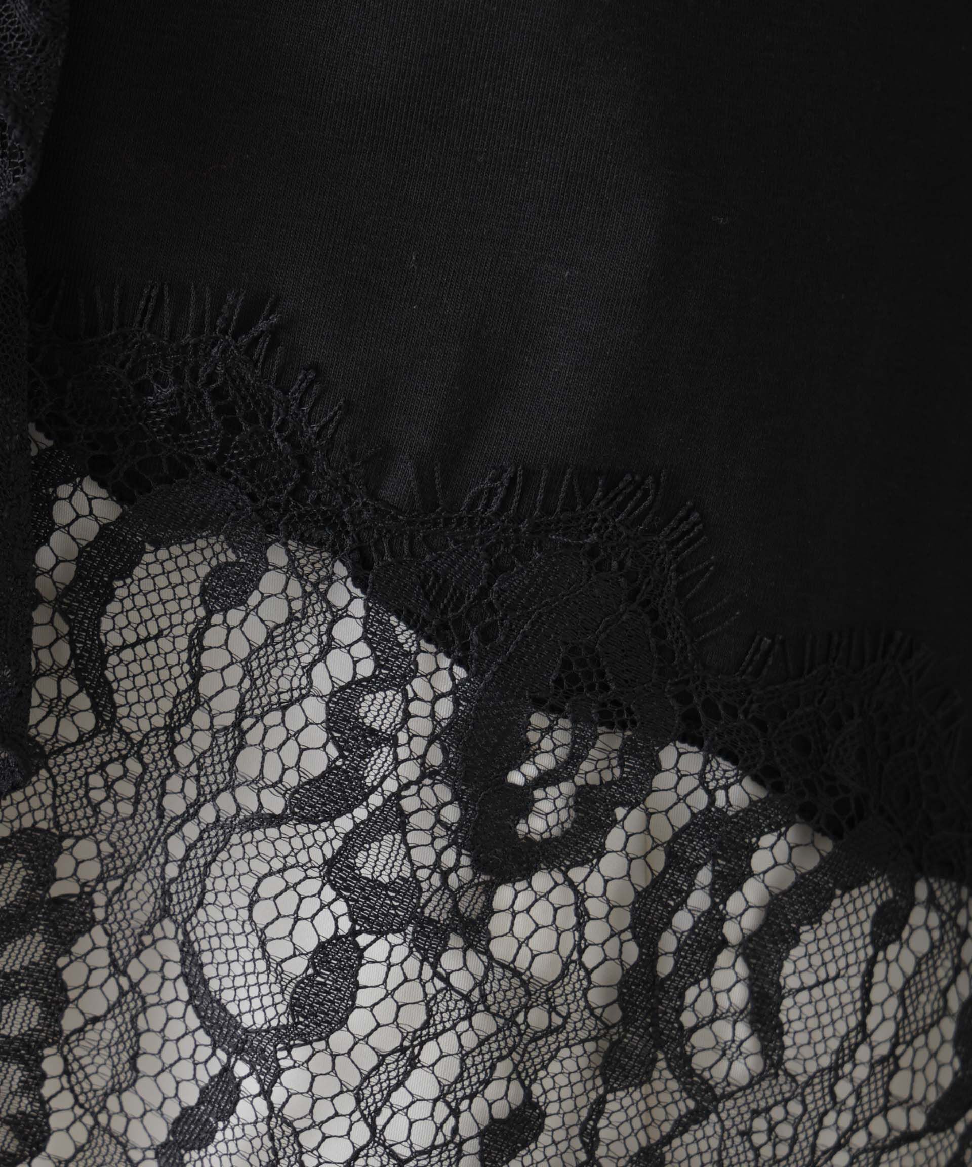 nano･universe「レースラッフルヘムカットトップス」|Tシャツ・カットソー|