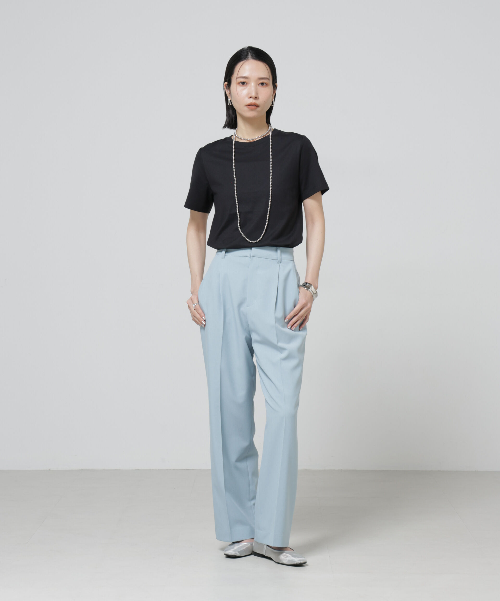 nano･universe「Anti Soaked(R) 汗染み防止クルーネックTシャツ」|Tシャツ・カットソー|