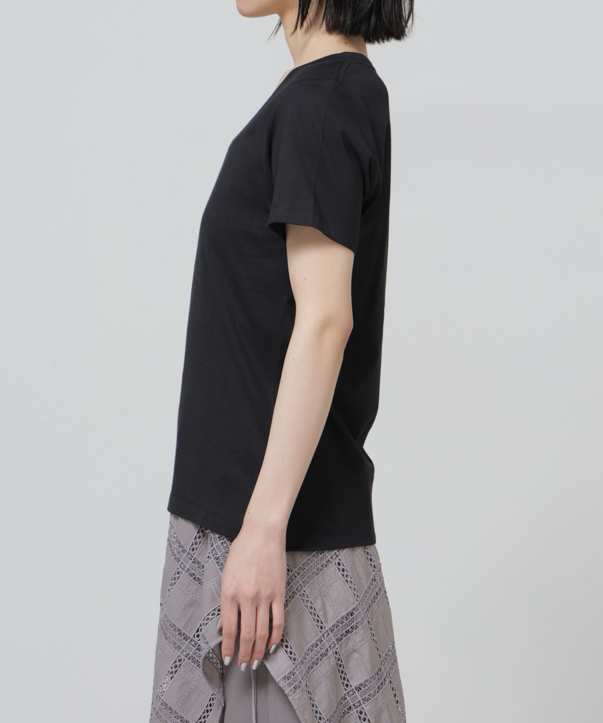 nano･universe「Anti Soaked(R) 汗染み防止VネックTシャツ」|Tシャツ・カットソー|