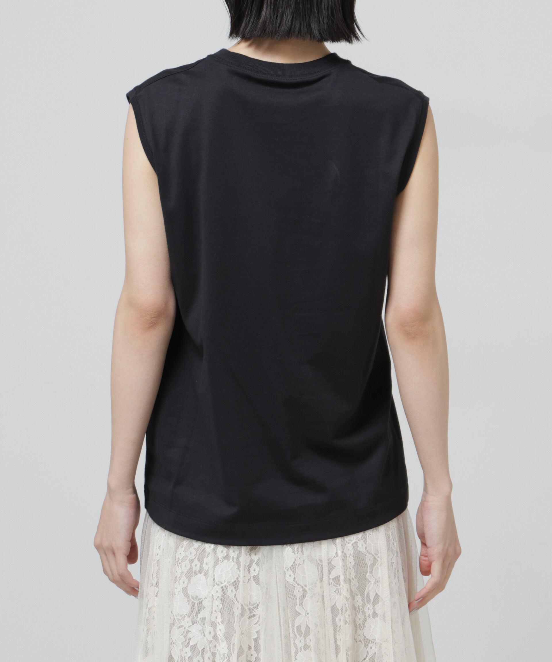 nano･universe「Anti Soaked(R) 汗染み防止ノースリーブTシャツ」|Tシャツ・カットソー|