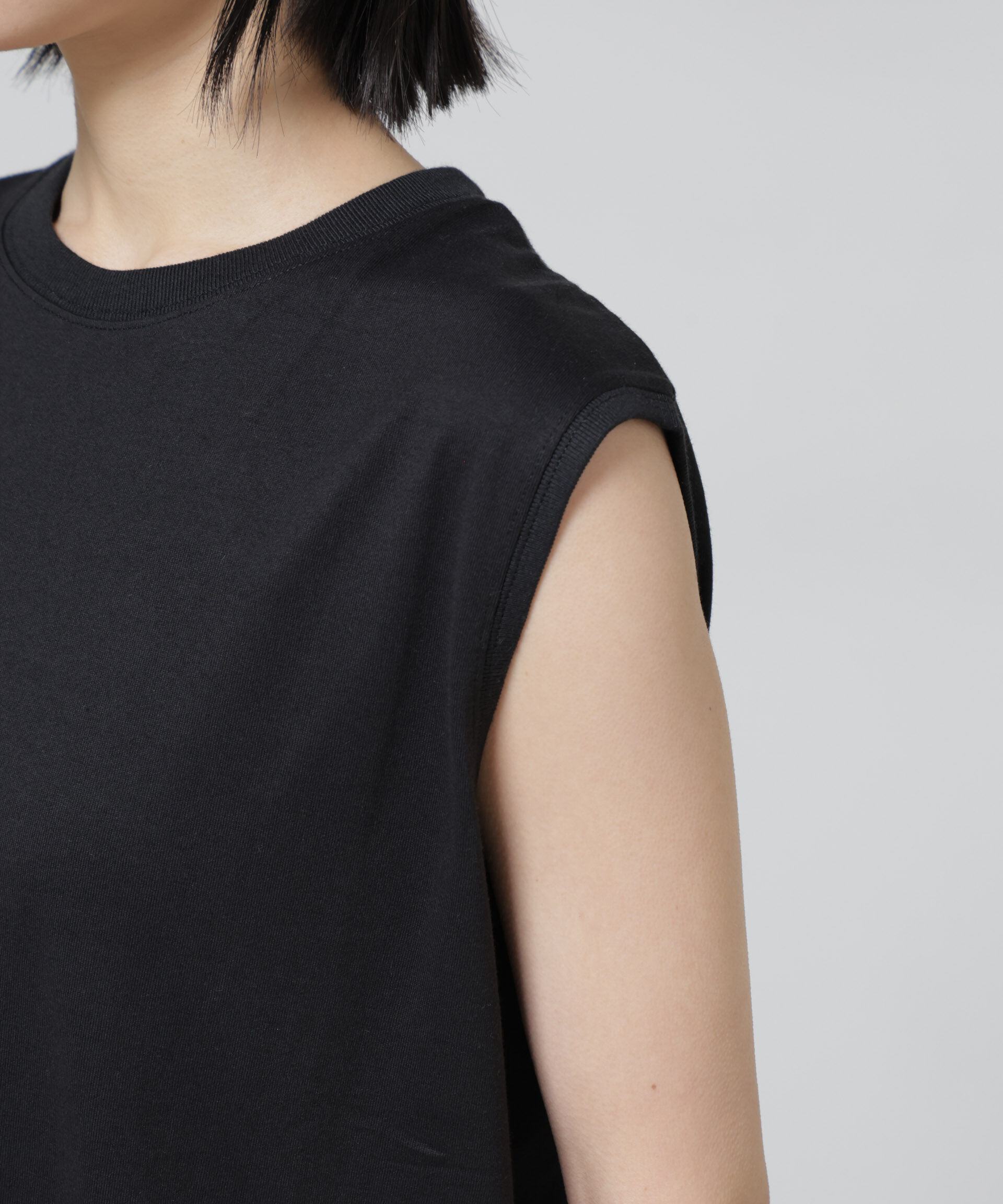 nano･universe「Anti Soaked(R) 汗染み防止ノースリーブTシャツ」|Tシャツ・カットソー|