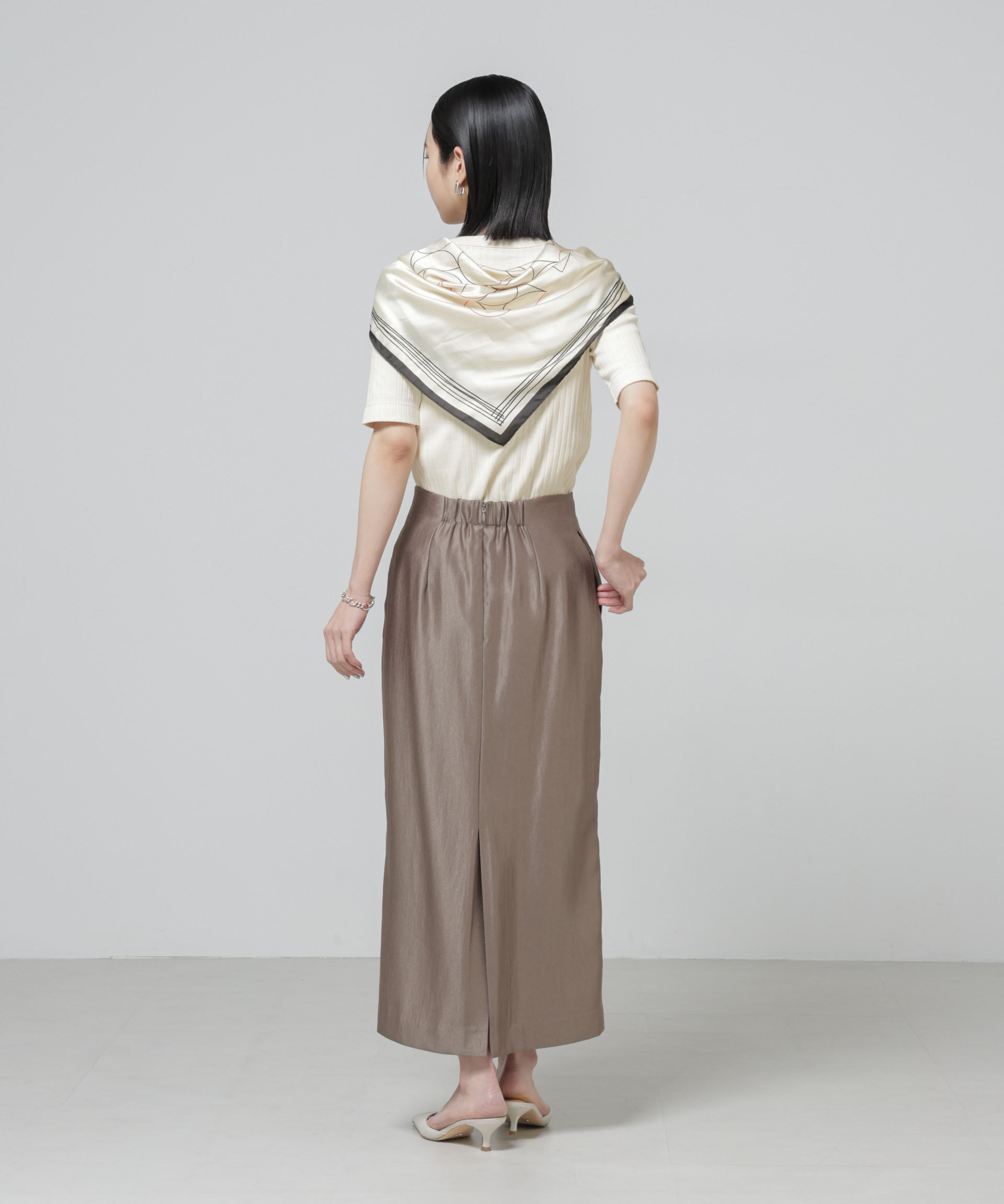 nano･universe「Anti Soaked(R) 汗染み防止クルーネックリブTシャツ」|Tシャツ・カットソー|