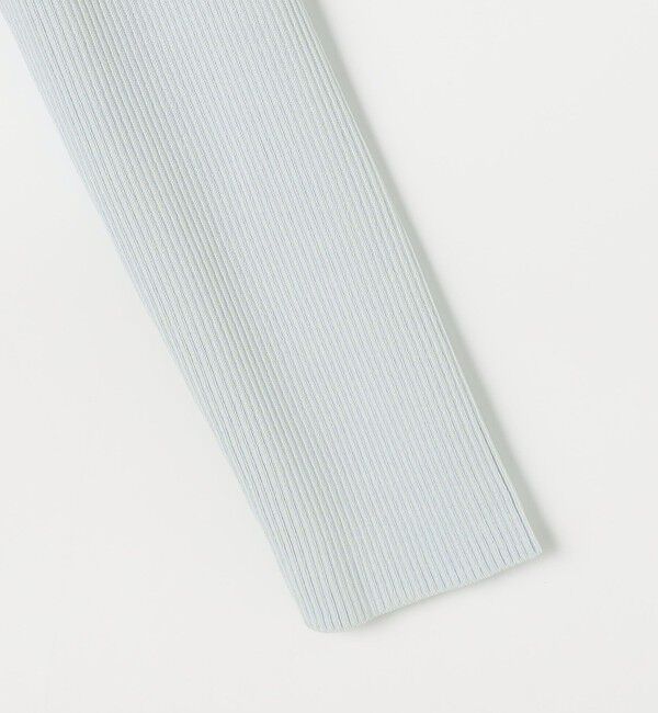 NOLLEY'S sophi「《手洗い可能》リブフレアスキッパーポロ襟カーディガン」|カーディガン|