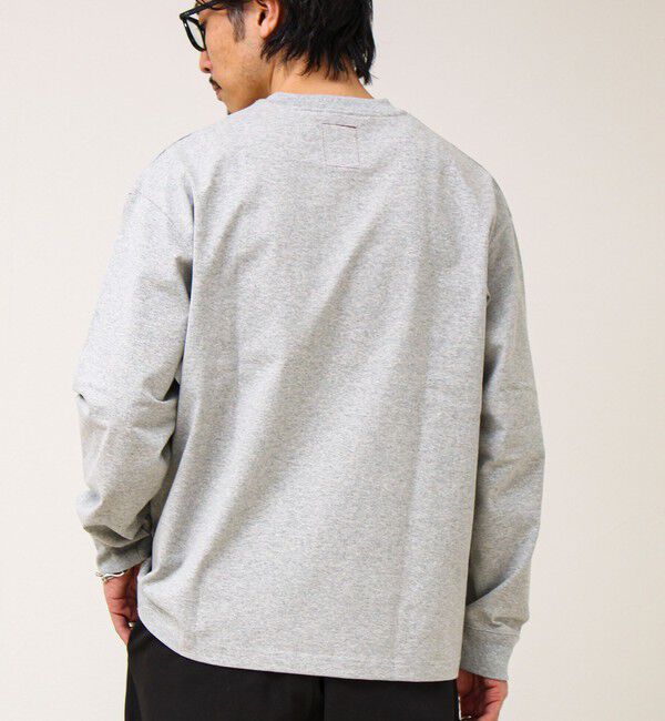 GLOSTER「【BOY刺繍】裏グラデーション ヘンリーネック ロンT」|Tシャツ・カットソー|