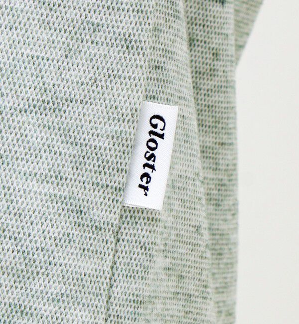GLOSTER「メランジ微起毛スムース フェイクレイヤード ロンT」|Tシャツ・カットソー|