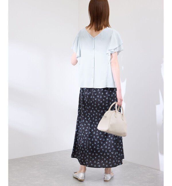 Rope&rsquo;Picnic「【WEB限定カラー】【UVケア・接触冷感・前後2WAY】フレアスリーブブラウス」|シャツ・ブラウス|