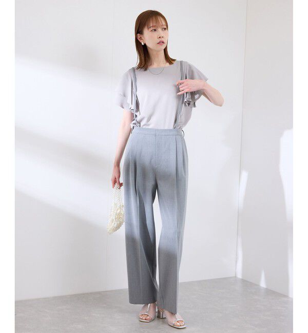 Rope&rsquo;Picnic「【WEB限定カラー】【UVケア・接触冷感・前後2WAY】フレアスリーブブラウス」|シャツ・ブラウス|