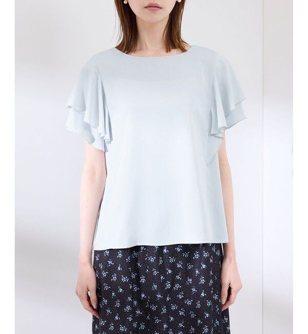 Rope&rsquo;Picnic「【WEB限定カラー】【UVケア・接触冷感・前後2WAY】フレアスリーブブラウス」|シャツ・ブラウス|