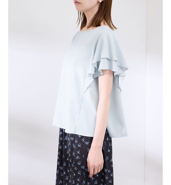 Rope&rsquo;Picnic「【WEB限定カラー】【UVケア・接触冷感・前後2WAY】フレアスリーブブラウス」|シャツ・ブラウス|