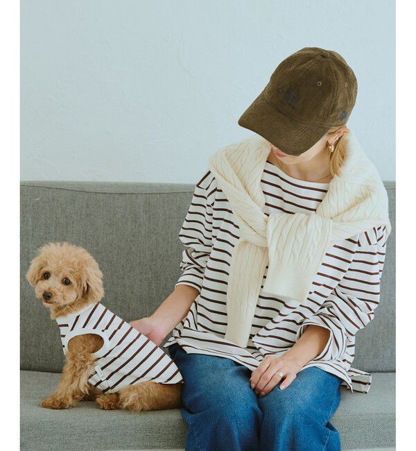 ROPE PICNIC PASSAGE「【DOG】リンクボーダータンクトップ」|その他|