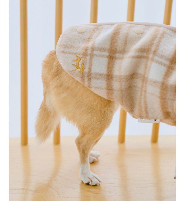 ROPE PICNIC PASSAGE「【DOG】チェック柄シャギーベスト」|その他|