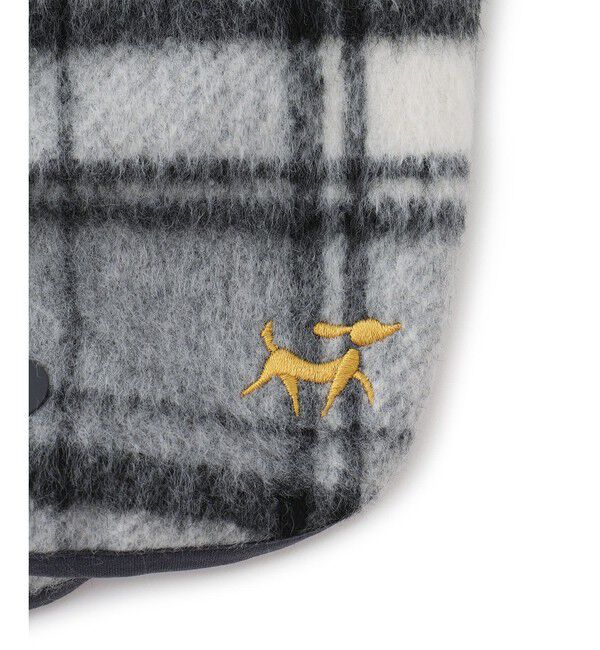ROPE PICNIC PASSAGE「【DOG】チェック柄シャギーベスト」|その他|