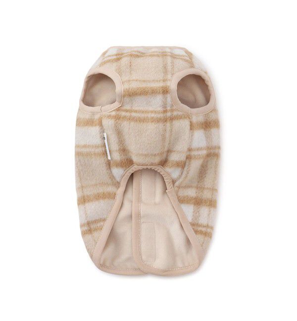 ROPE PICNIC PASSAGE「【DOG】チェック柄シャギーベスト」|その他|