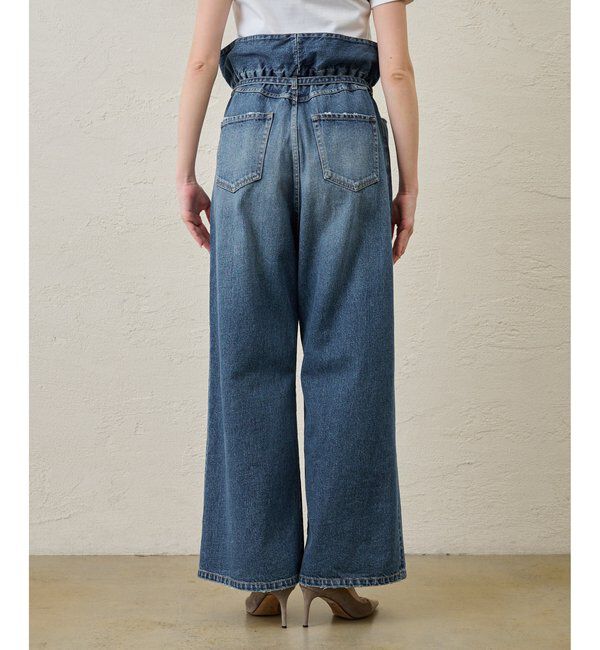  「フリルデニムパンツ」|デニム|