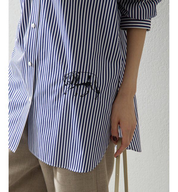  「Thomas Masonアニマル刺繍シャツ」|シャツ・ブラウス|