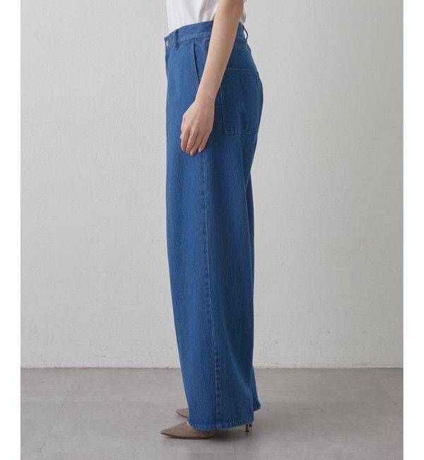 Drawing Numbers「【Drawing Numbers】リヨセルコットンワイドデニム」|デニム|