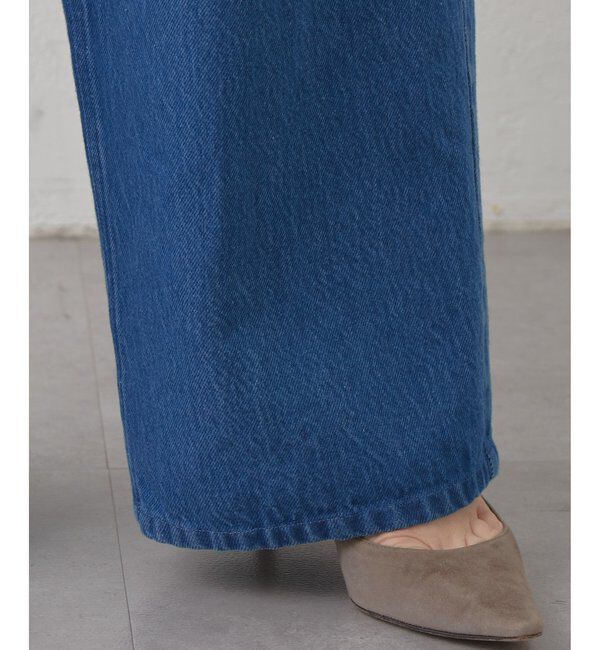 Drawing Numbers「【Drawing Numbers】リヨセルコットンワイドデニム」|デニム|