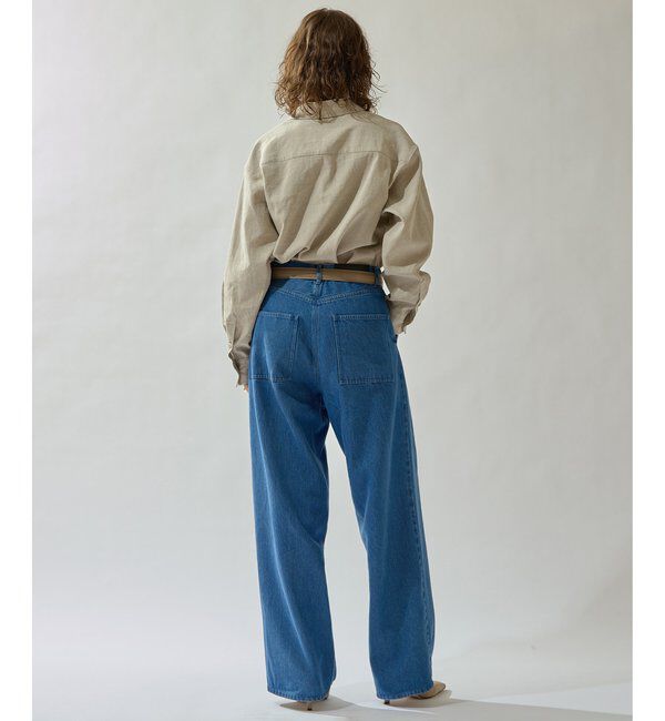 Drawing Numbers「【Drawing Numbers】リヨセルコットンワイドデニム」|デニム|