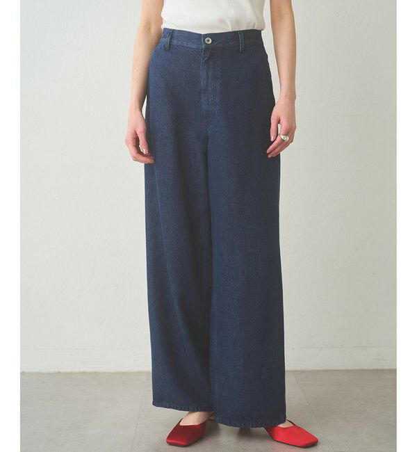 Drawing Numbers「【Drawing Numbers】リヨセルコットンワイドデニム」|デニム|