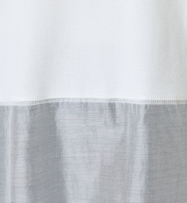 「【レイヤードに最適！】裾シアーロンT」|Tシャツ・カットソー|