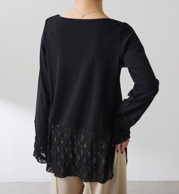  「【レイヤードに最適！】裾シアーロンT」|Tシャツ・カットソー|