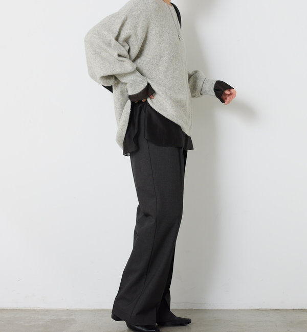  「【レイヤードに最適！】裾シアーロンT」|Tシャツ・カットソー|