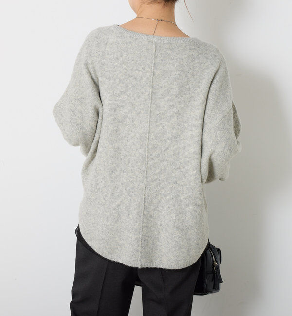  「【レイヤードに最適！】裾シアーロンT」|Tシャツ・カットソー|