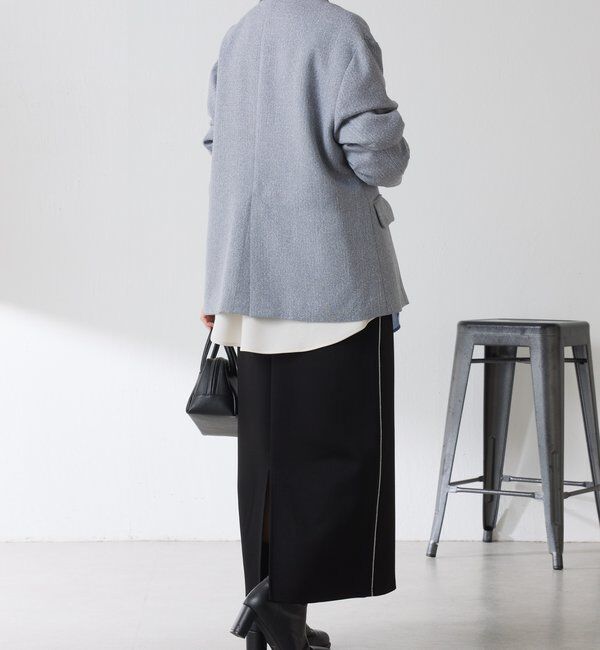  「【伸縮性◎】サイドラメダンボールタイトスカート/セレモニー」|スカート|