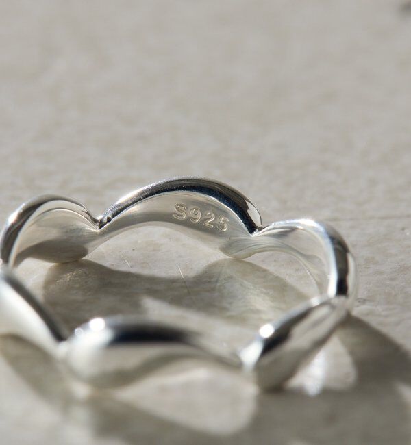  「【Sivelle./シヴェル】Silver925 ウェーブリング」|リング|