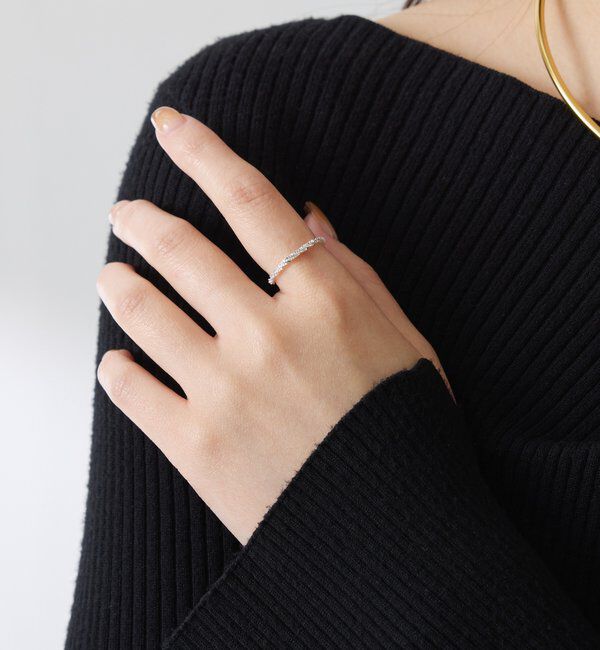  「【Sivelle./シヴェル】Silver925 チェーンリング」|リング|