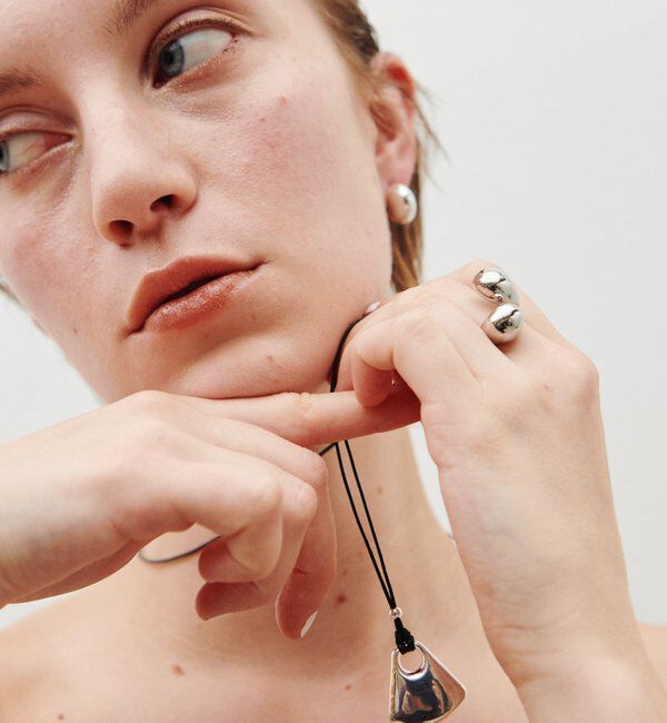  「【Sivelle./シヴェル】Silver925 コードモチーフネックレス」|リング|