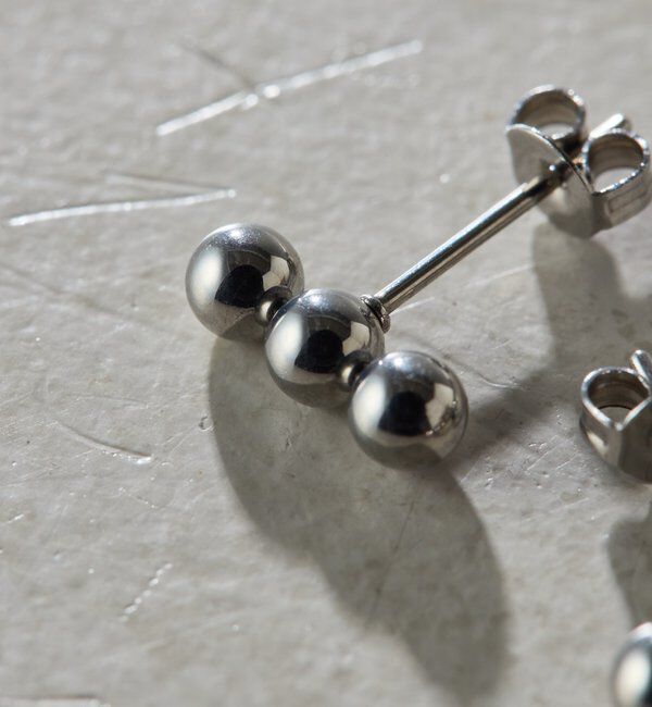  「【Sivelle./シヴェル】ステンレスボールスティックピアス」|リング|
