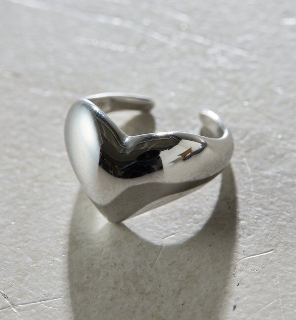  「【Sivelle./シヴェル】ステンレスカーブハートリング」|リング|