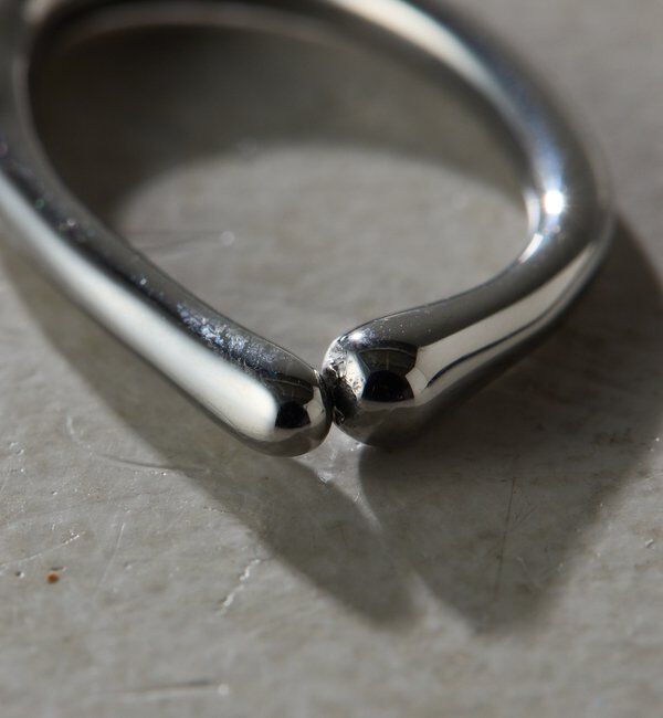  「【Sivelle./シヴェル】ステンレスオーバルカフ」|リング|