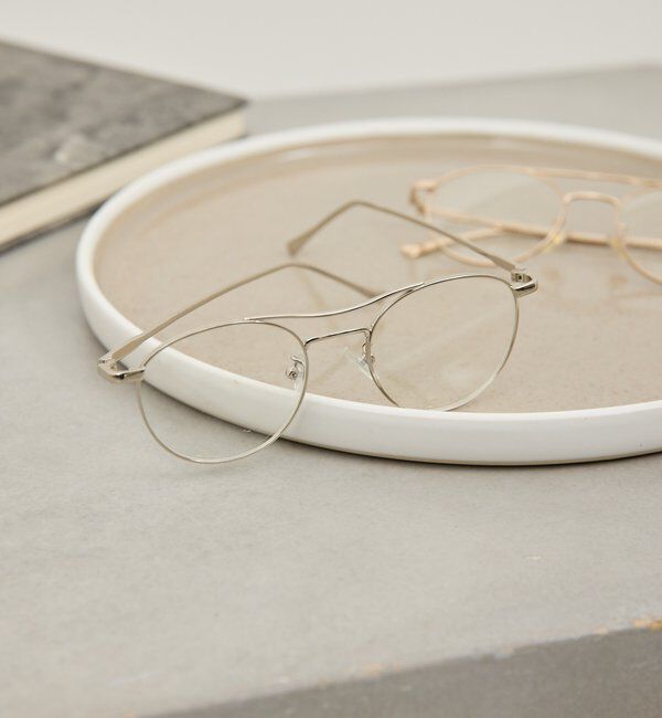  「ダブルブリッジアイウェア」|その他|シルバー