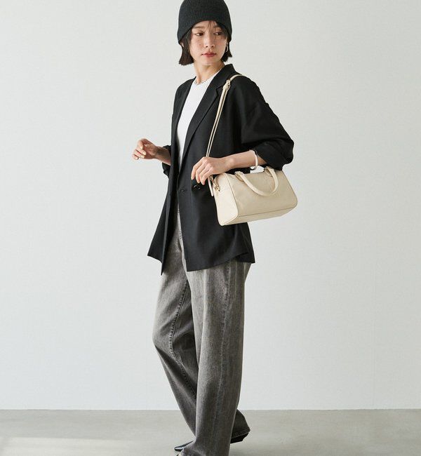  「《composition》レザー2WAYミニボストンバッグ」|ボストンバッグ|