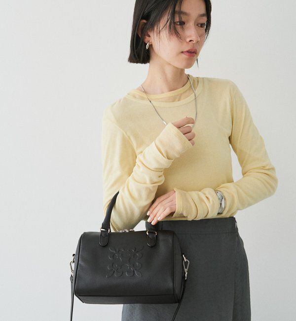  「《composition》レザー2WAYミニボストンバッグ」|ボストンバッグ|