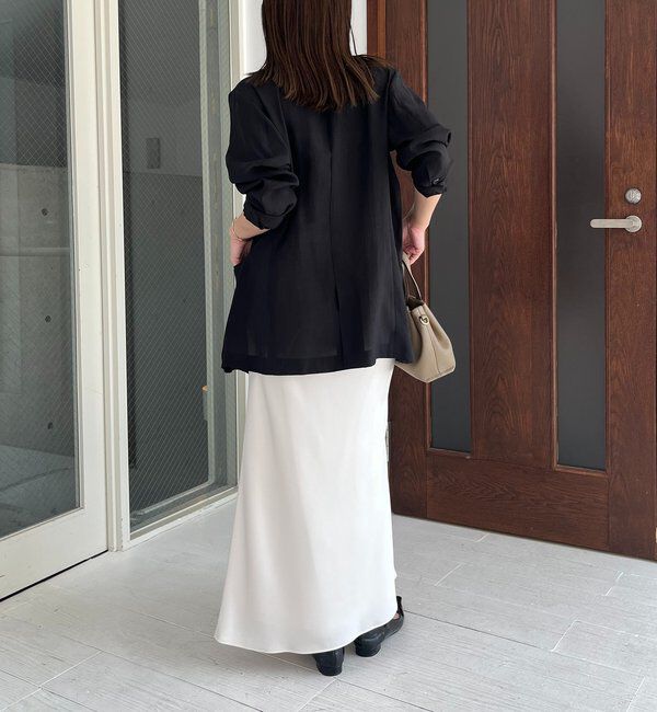  「【全骨格細見え/オフィスコーデにも◎】ライトテーラージャケット」|テーラードジャケット|
