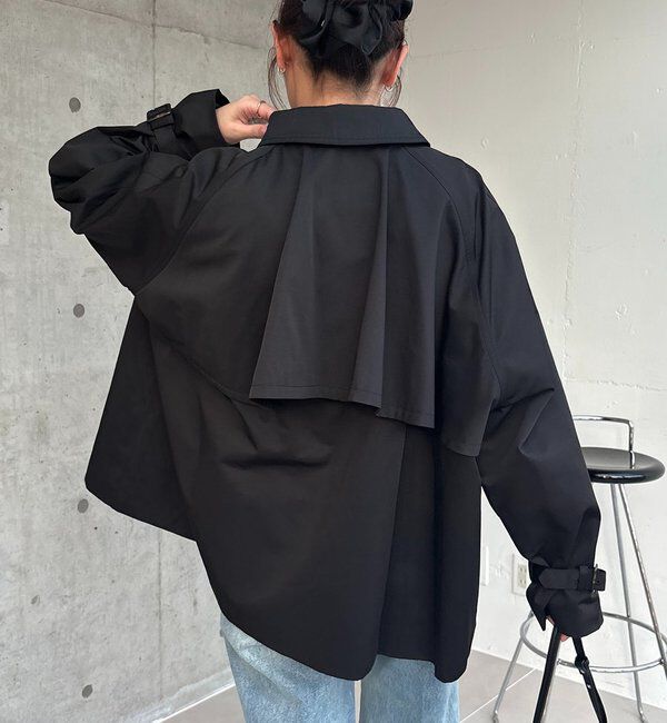  「【サイズ展開あり】バックギャザーコート」|その他|