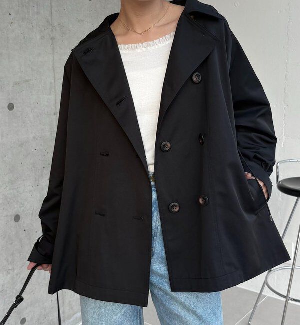  「【サイズ展開あり】バックギャザーコート」|その他|