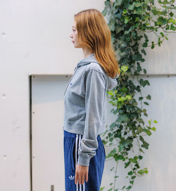 Rouge vif「【BEVERY HILLS P.C/ビバリーヒルズポロクラブ】クロップドフルジッ」|スウェット・ジャージ|