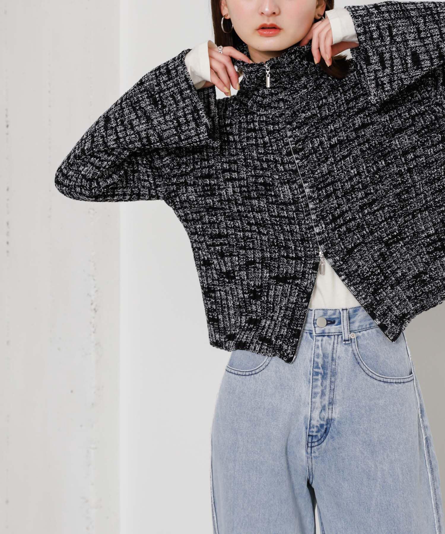 SENSE OF PLACE by URBAN RESEARCH「ダブルジップセーター」|ニット・セーター|