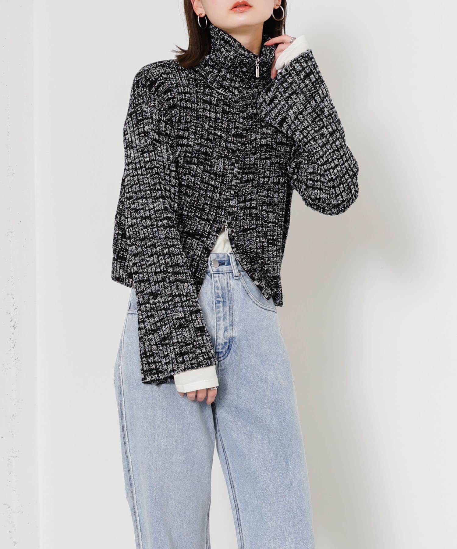 SENSE OF PLACE by URBAN RESEARCH「ダブルジップセーター」|ニット・セーター|