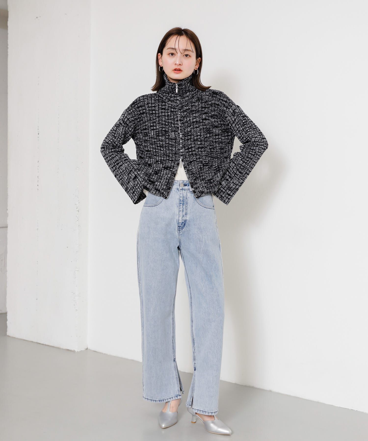 SENSE OF PLACE by URBAN RESEARCH「ダブルジップセーター」|ニット・セーター|