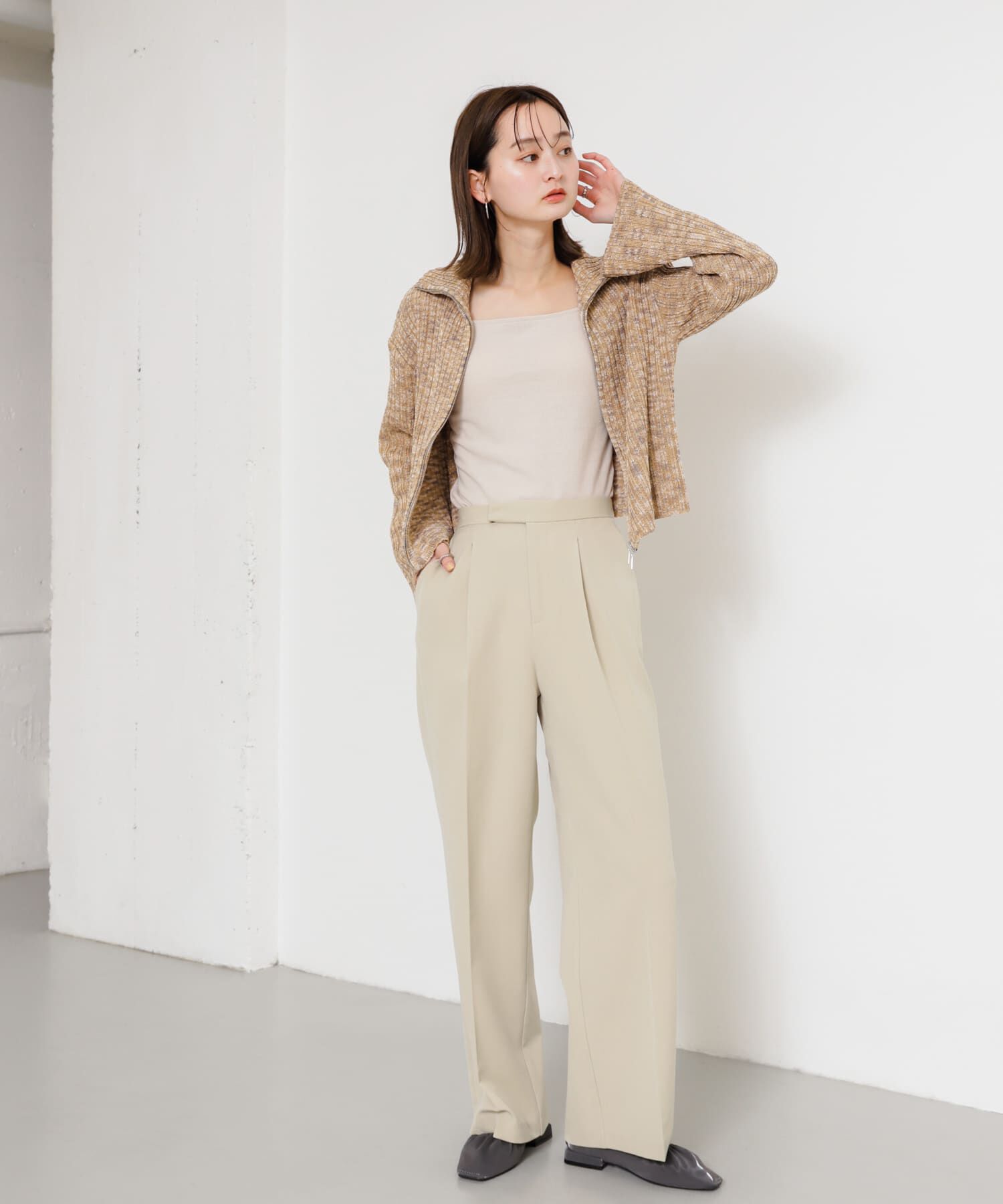 SENSE OF PLACE by URBAN RESEARCH「ダブルジップセーター」|ニット・セーター|